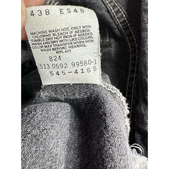 VINTAGE MENS LEVIS JEANS 545 LOOSE FIT‎ MADE IN USA 38x30 DENIM GOLD TAB  A10 - Picture 7 of 8